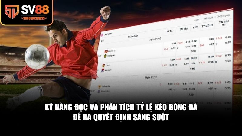 Những kỹ năng phân tích cần thiết để bạn đọc kèo một cách chuyên nghiệp