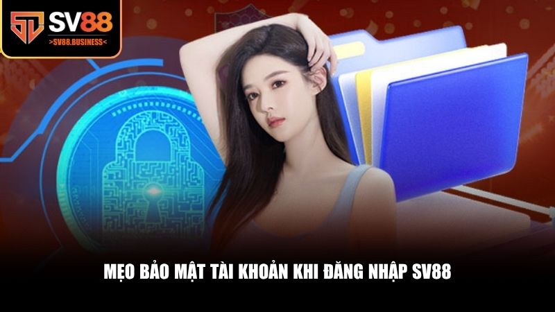 Mẹo bảo mật tài khoản khi đăng nhập SV88