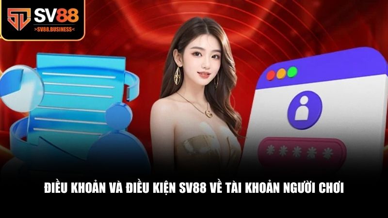 Điều khoản và điều kiện SV88 về tài khoản người chơi