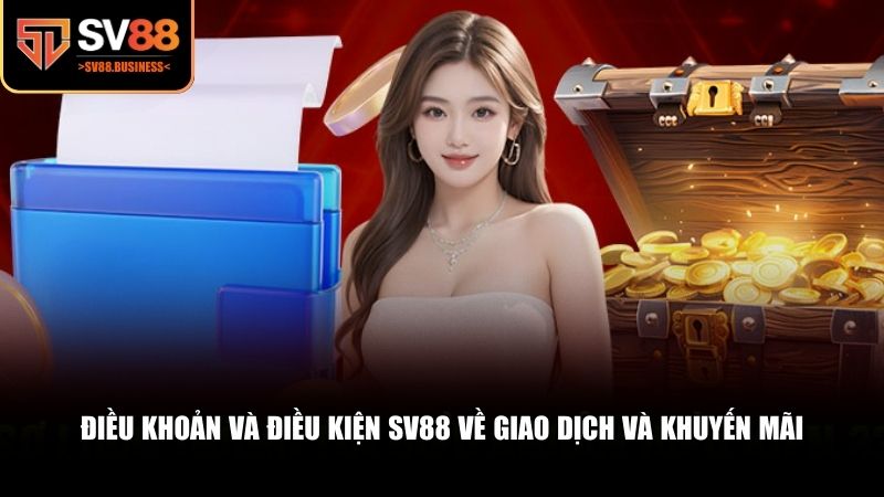 Điều khoản và điều kiện SV88 về giao dịch và khuyến mãi