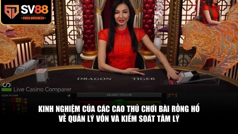 Kinh nghiệm của các cao thủ chơi bài Rồng Hổ về quản lý vốn và kiểm soát tâm lý
