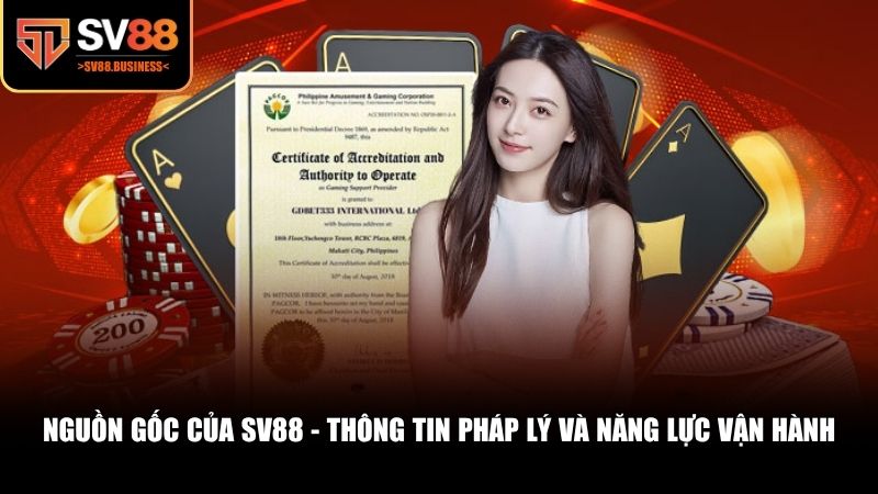 SV88 là một nhà cái cá cược trực tuyến có nguồn gốc châu Âu