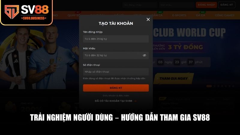 SV88 là mang lại trải nghiệm mượt mà, thân thiện với người dùng