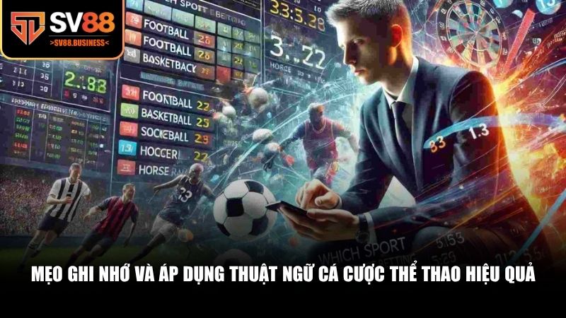 Mẹo ghi nhớ và áp dụng thuật ngữ cá cược thể thao hiệu quả